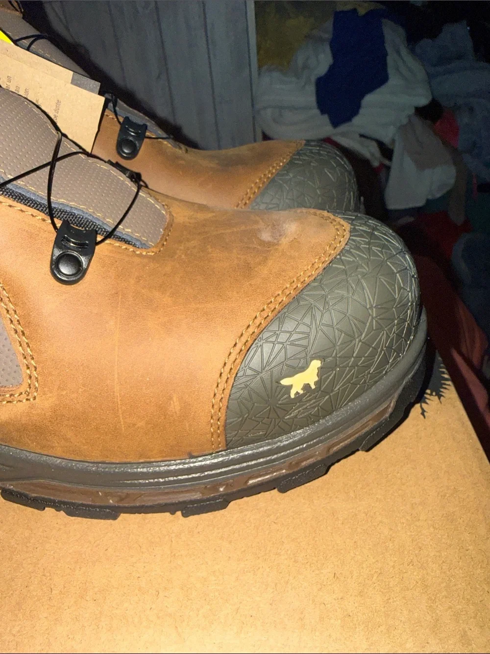 Red Wing Shoes Tan and Gray BOA Work Boots